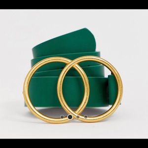 ASOS Double Circle Vegan Leather Belt